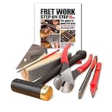 StewMac Essential Fretting Tool Set – Professional Guitar Fret Work Kit for Leveling, Crowning, Dressing & More – Includes Includes Fret Cutter & Rocker - Step-By-Step Instruction Book