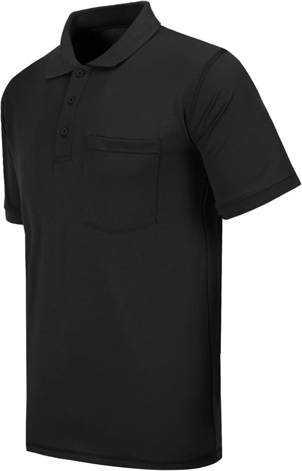Corna Cotton Blend Men's Polo Shirts Short Sleeve Casual Stylish Solid Performance Dry Fit Golf Shirts for Men - Image 3