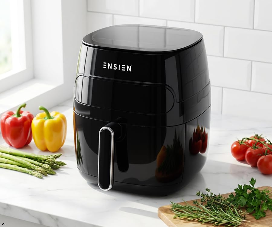 ENSIEN EN AF 5.5L - 1350W Air Fryer, 5.5L, 1350W, Black, with Touch Control, Non-Stick Basket, Auto Shut-Off, Temperature Control, 360 Degree Rapid Air Technology-image-11