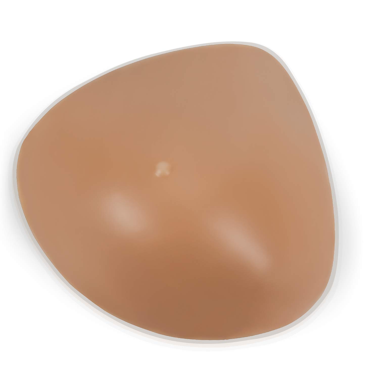 Vollence One Piece Triangle Silicone Breast Forms Mastectomy Prosthesis Bra Enhancer Inserts Concave Bra Pads