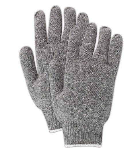 MAGID G138 Grayt Shadow Cotton/Polyester High Density Glove with Knit Wrist Cuff Work 9-1/2 Length Mens Size Gray (Case of 12)