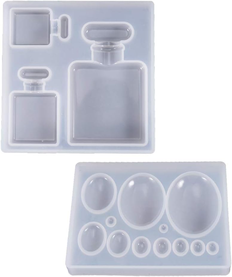 Practical Silicone Perfume Bottle Accessories Mould Unique Epoxy Resin Jewelry Making Molds for Crafting Enthusiasts