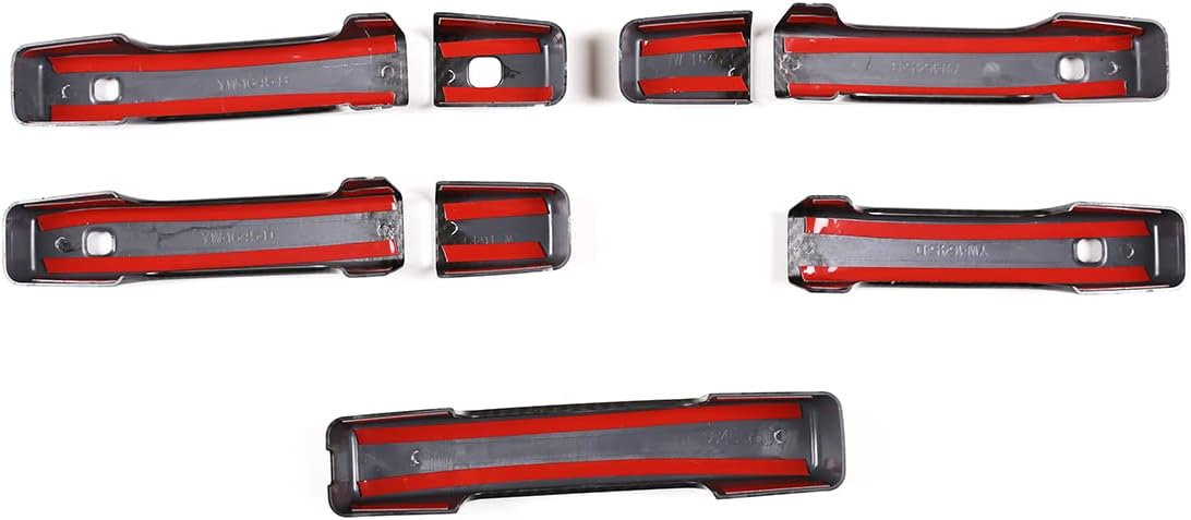 YIWANG Car Styling Exterior Door Handle Cover Trims ABS Accessories for Land Rover Defender 90 110 2020-2026(Carbon Fiber, for Defender 110)