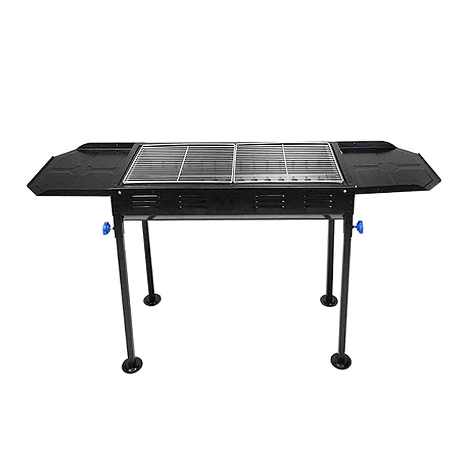 Barbecue au charbon de bois portable et pliant avec kit complet pour cuisine en plein air