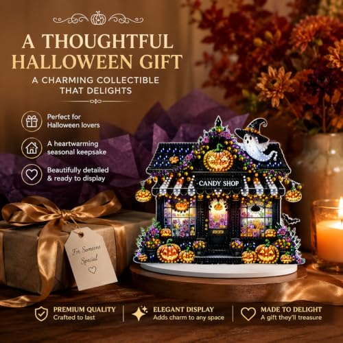 JJFox Halloween Diamond Painting Kit for Adults,Acrylic Tabletop Ornament by JJFox - Used condition - Image 3