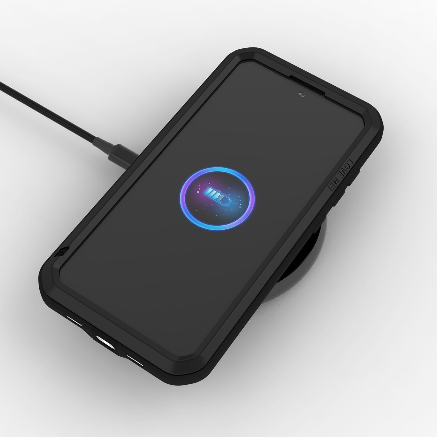 LOVE MEI Odporne na wstrząsy i wodoodporne etui do Samsung Galaxy S25 Plus Integral 360 Francja białe