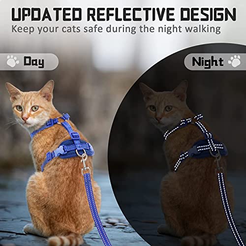 image for Supet Cat Harness and Leash for Walking Escape Proof, Adjustable Harne