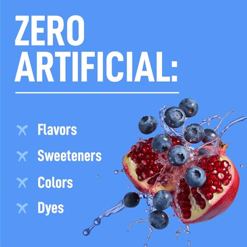 Image of Keppi Electrolytes Powder - Blueberry Pomegranate Flavor 50 Servings - No Sugar Hydration Supplement with Potassium, Magnesium, Sodium - Keto, Vegan, Fasting-Friendly, Zero Calorie Electrolyte Drink