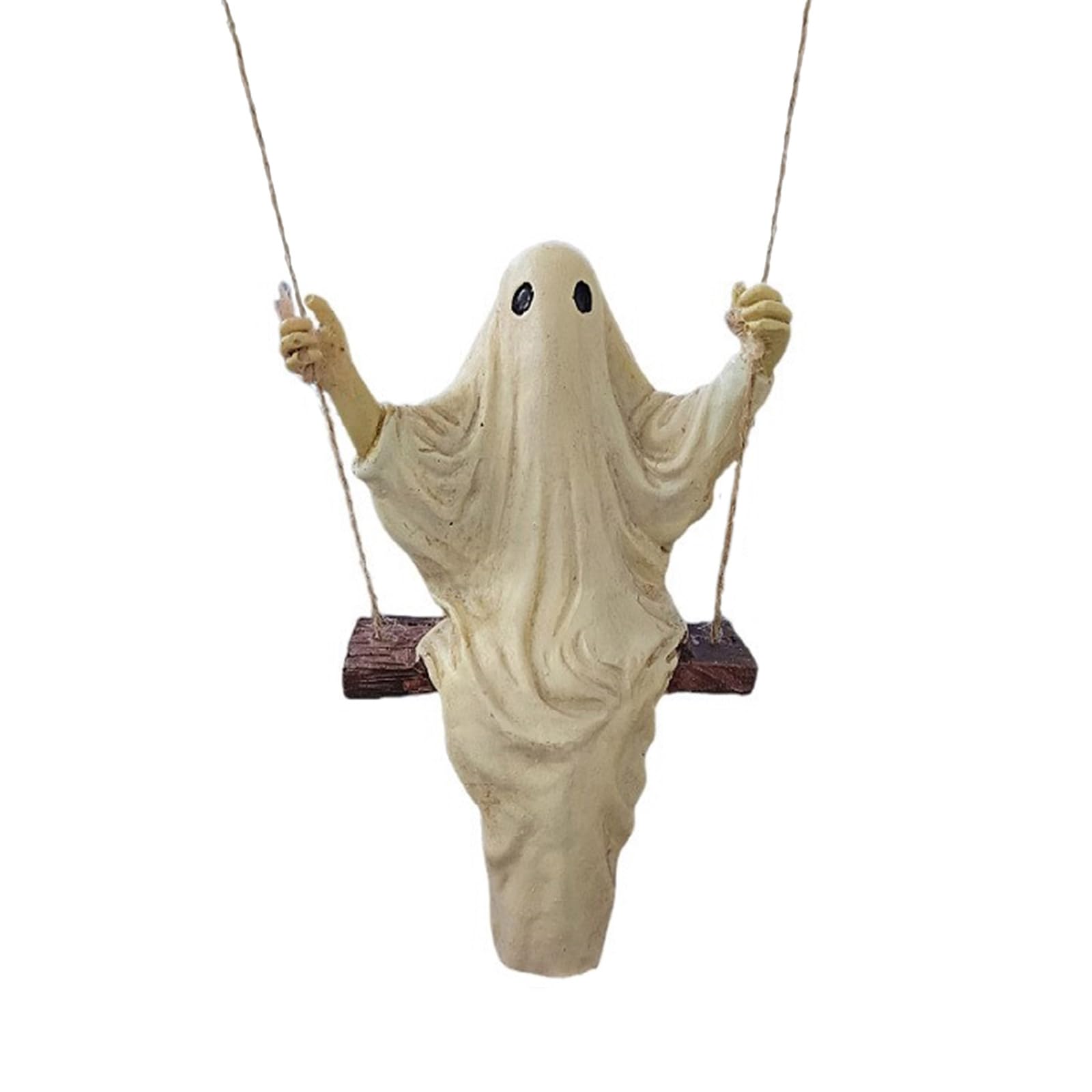 Kalttoy Halloween Resin Specter Sculpture for Home Decoration Terrifying Ornament for Garden Indoor and Outdoor Embellishment Ghostly Garden Sculpture