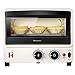 KOSGK 10 l elektryczny mini piec rura kwarcowa, 30 minut, timer do smażenia + pieczenie + zacieranie solne, patelnia z grillowaniem w kształcie serca, kolor biały i zielony