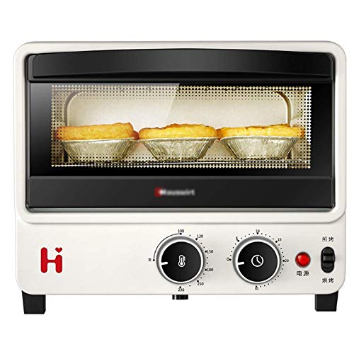 Lebenszubehör Mini-Backofen 10L gegrillte Pfanne und herzförmige Form Quarzrohr Heizung Braten + Braten + Backen + Salzbrei 30 Minuten Timing