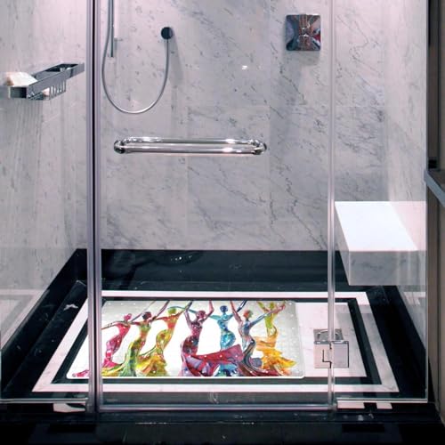 Tapete antideslizante para bañera de PVC resistente con diseño funcional 7
