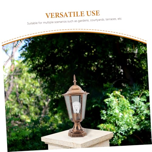 Couverture décorative verre transparent abat jour hexagonal extérieur jardin - 3