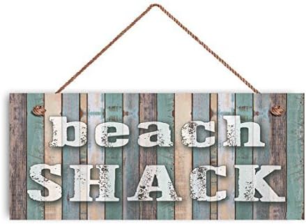 Norma Lily Beach Shack Sign, Beach Weathered Wood, 6&quotx14&quot, Rustic Signs, Housewarming Gift, Beach House Sign, Tiki Party Decor Wooden Sign.