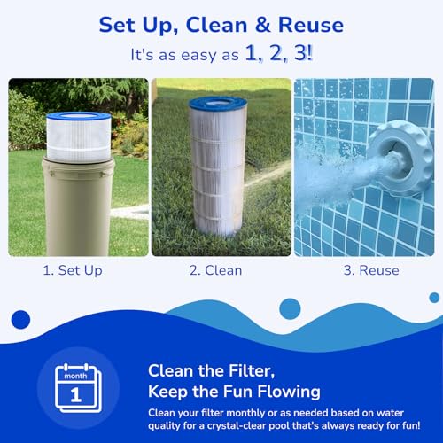 Fil-fresh CC200 Pool Filter Cartridges Compatible with Pentair Clean & Clear 200, Replacement for Pentair R173217, Pleatco PAP200, Unicel C-9419, 200 sq.ft by Fil-fresh - Image 8