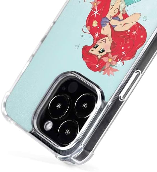 Skinit Phone Case Compatible with MagSafe iPhone 16 Pro - Officially Licensed Disney The Little Mermaid Ariel Sparkles Art Design