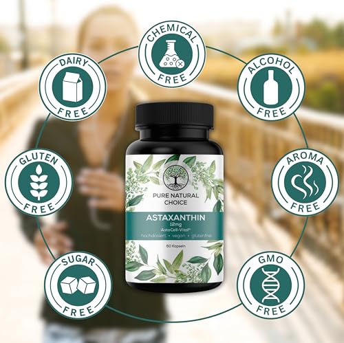 Astaxanthin 12 mg vegane Depot-Kapseln aus Mikroalge