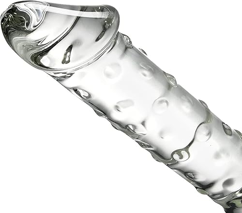 Miniatura 12 de Consolador realista de punto G para el pene, pene y pene con 3 bolas de vidrio, consolador de doble punta con glande vívido y protuberancias