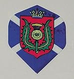 Uns Darts – 5 Sets (15 Flights) Saint Andrew, Schottland, Schottische Distel Standard Dart Flights