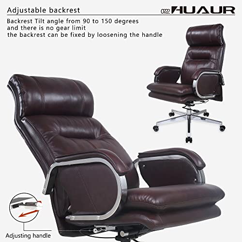 HUAUR Genuine Leather Executive Chair