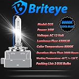 Briteye D3S Xenon Bulbs 35 Watts 8000 Kelvin Cool Blue Full Metal Xenon Headlight Bulbs (2pcs) - Image 6