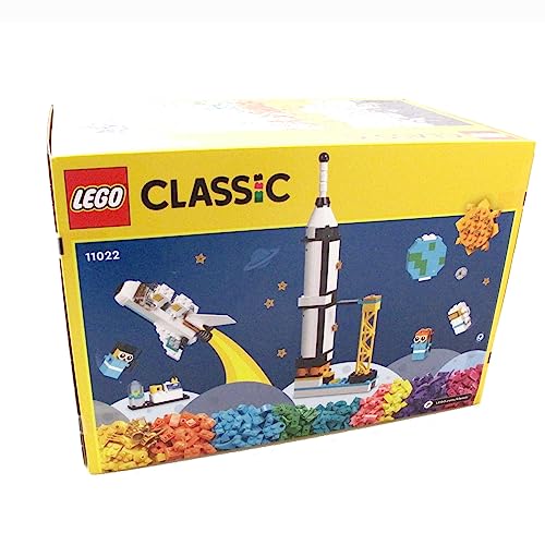 LEGO Classic Space Mission Toy Kit de construction avec 10 mini modèles de pièces à partir de 11022-5 ans (1700 pièces)