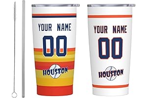 Houston Astros Tumbler with Custom Name and Number