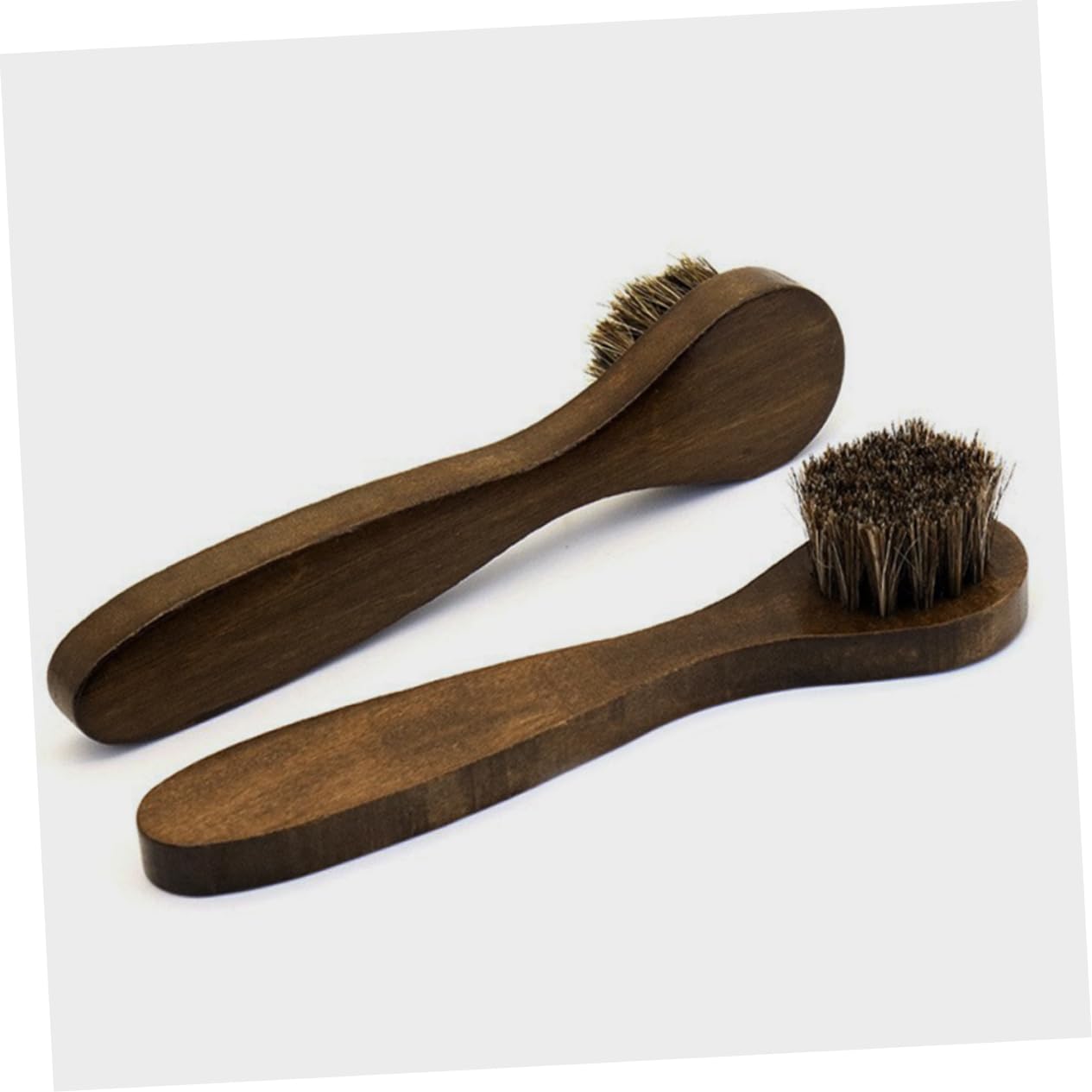 FOMIYES 5 Sätze Schuh Sauber Schuhe Glänzen Bürste Schrubben Schuhbürste Mit Borsten Schuhbürstenreiniger Schuhputzbürste Schuhputzset Stiefelpolitur-kit Holz 2 Stücke * 5