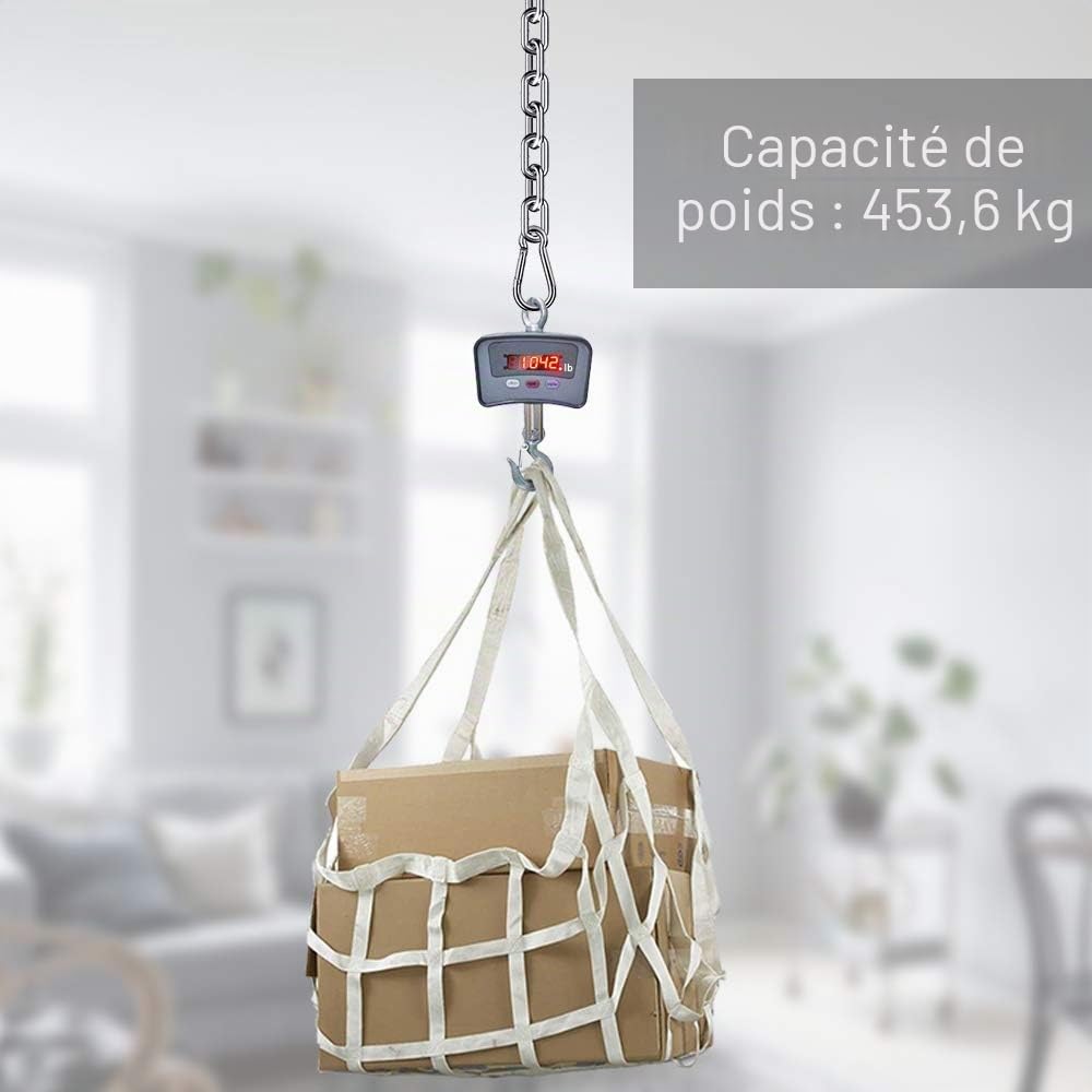 Crochet Plafond avec Chaîne, Acier Inoxydable 304 Chaise Hamac Kit de Suspension pour Balançoire, Chaise Suspendue, Yoga, Fixations Murales et Crochets de Sac de Boxe, Charge Max 450kg