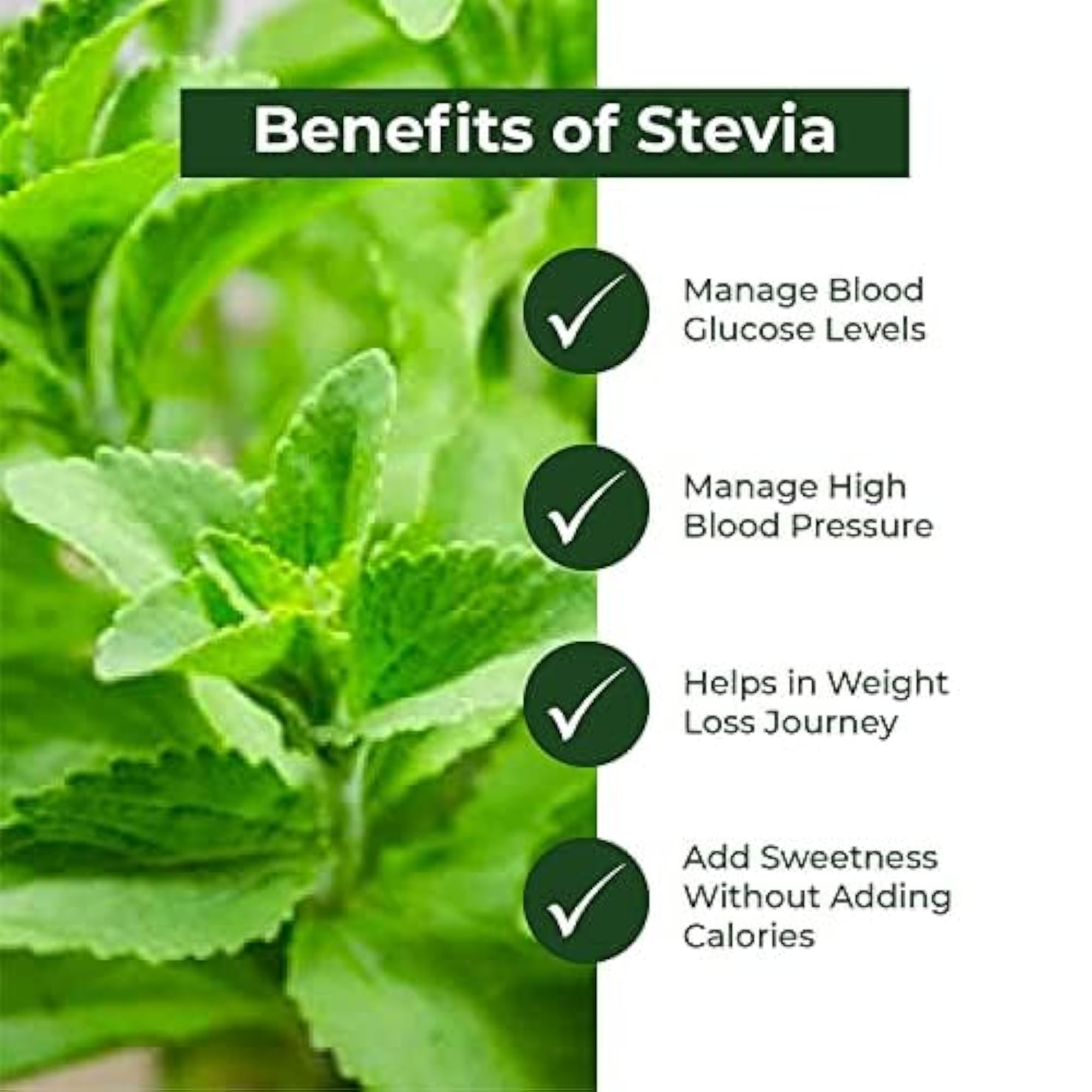 Sugar Fighter Stevia Combo, Zero Calories Natural Sweetener
