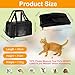 Transporttasche für Katze Hund 51x33x33cm Hundetransportbox, Faltbare Katzentransportbox Tragbar Bis 7,5kg Katzen Hunde Autoreise Tragebox für Katze Welpen Kleine Mittelgroße Hund