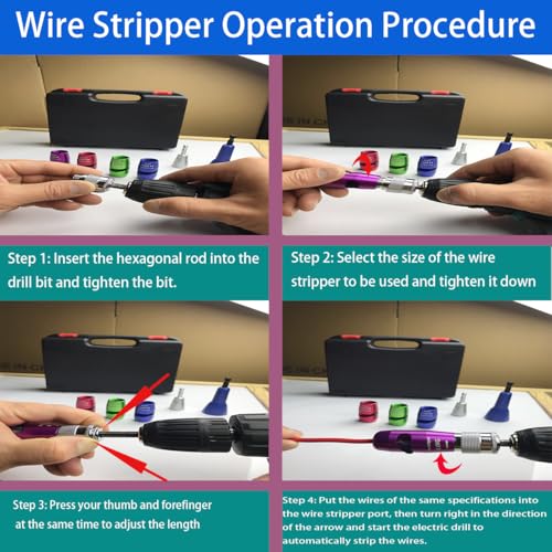 Fils électriques mal dénudés ? Solution pince pour perceuse AWG