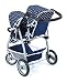 Bayer Design Design-26551 2655AA, Cochecito de Gemelos, Carrito Doble para muñecas, Ajustable,...
