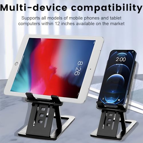 COYUN Soporte Móvil Plegable para Mesa y Escritorio, Apoya Smartphone, Sujeta Tablet, Base para Móviles y Tablets, Accesorio de Soporte para Teléfono - imagen 4