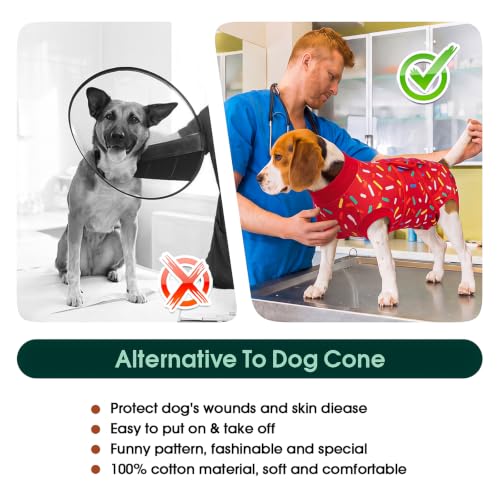 Image of Kuoser Recovery Suit for Dogs After Surgery, Female Dog Onesie for Surgery