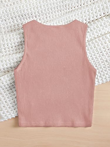 SOLY HUX Girl's Y2k Tank Top Sleeveless Heart Rhinestone Summer Crop Tops2