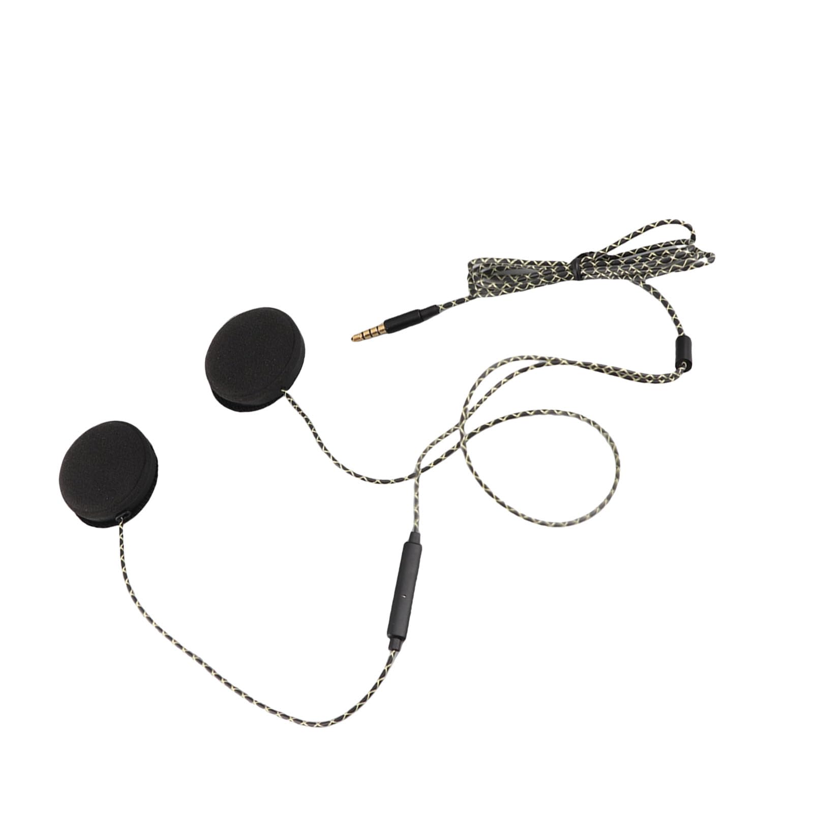 Mono Helmet Speaker - Cuffie per casco moto Cuffie Altoparlanti Supporto chiamata a mani libere Cuffie cablate Casco interfono per motociclette Auricolare Stereo per Ios Android
