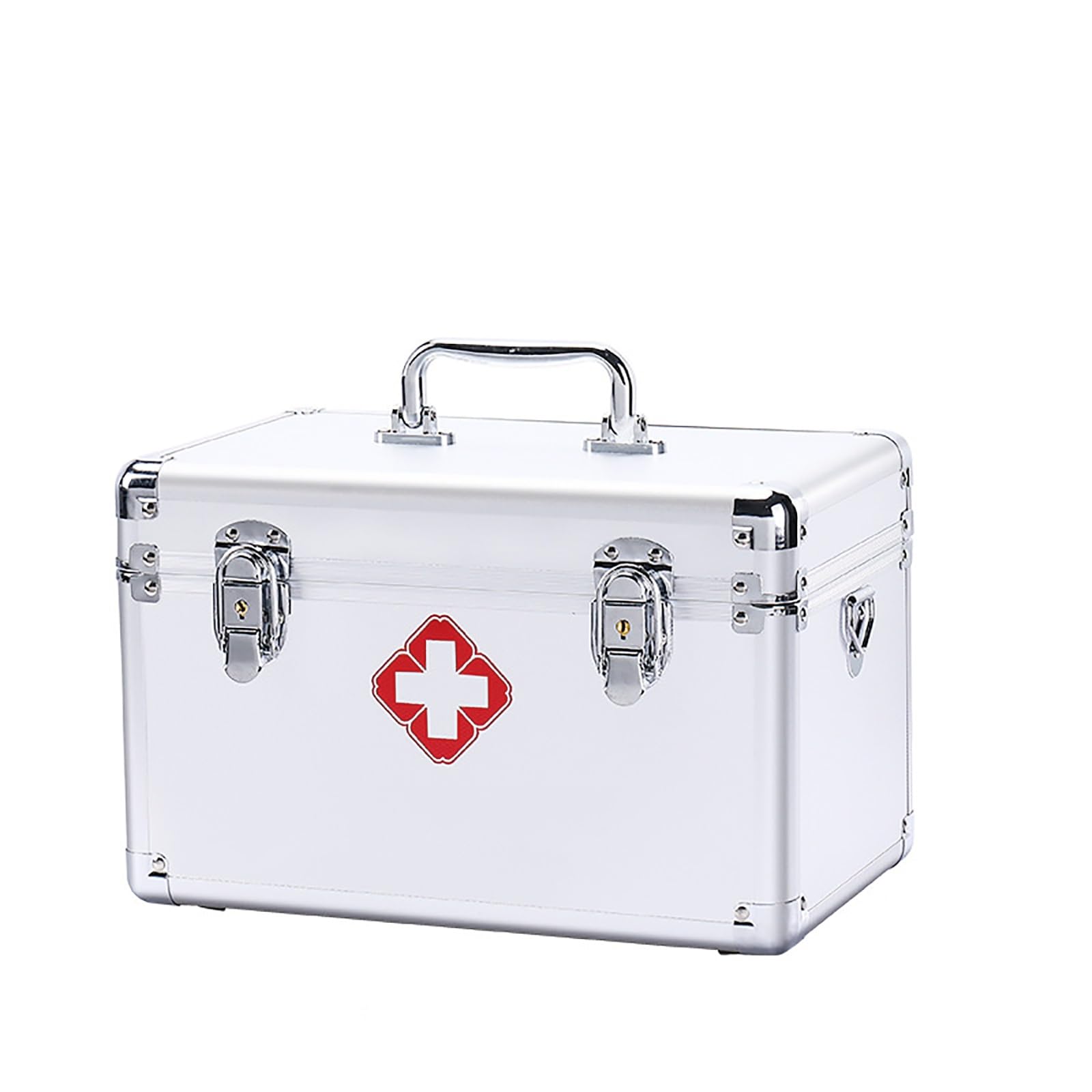 Caja de Medicamentos con Cerradura con llave Caja de Almacenamiento de caixa Primeiros Socorros Portátil para el hogar Organizador de Neceser Botiquin Botiquín coche asa Botiquín Resistente Primeros A
