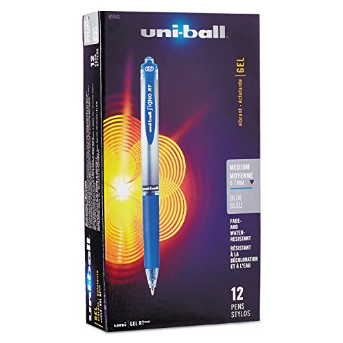 Uni-Ball Signo RT Bolígrafos Gel Punta Media 12 Unidades