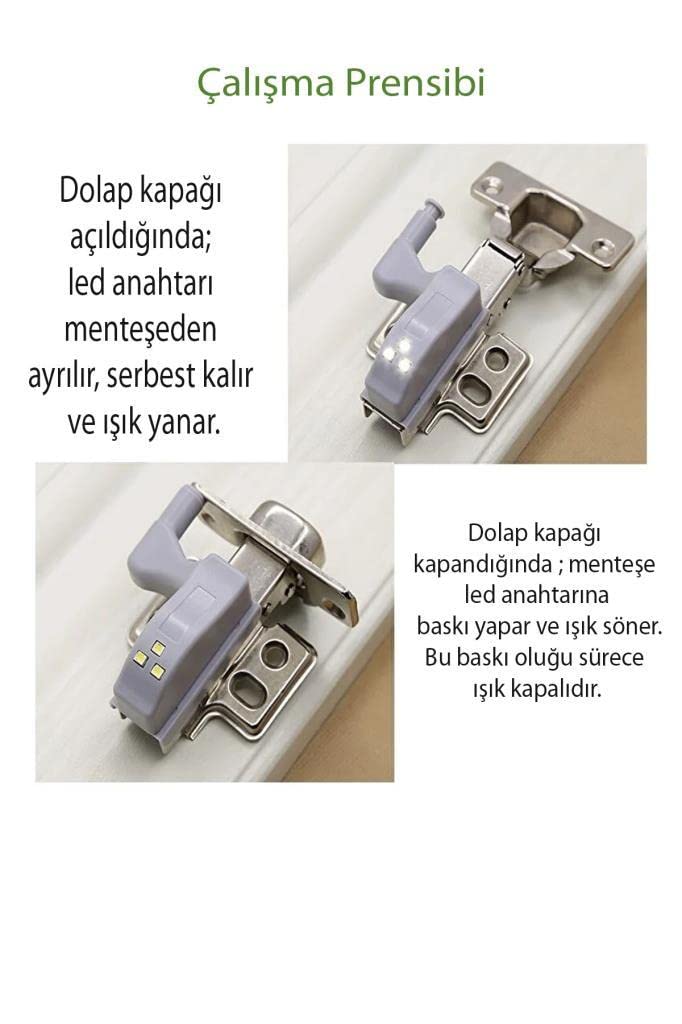 Panther PT-7070 Anahtarlı Dolap İçi Led Aydınlatma Beyaz