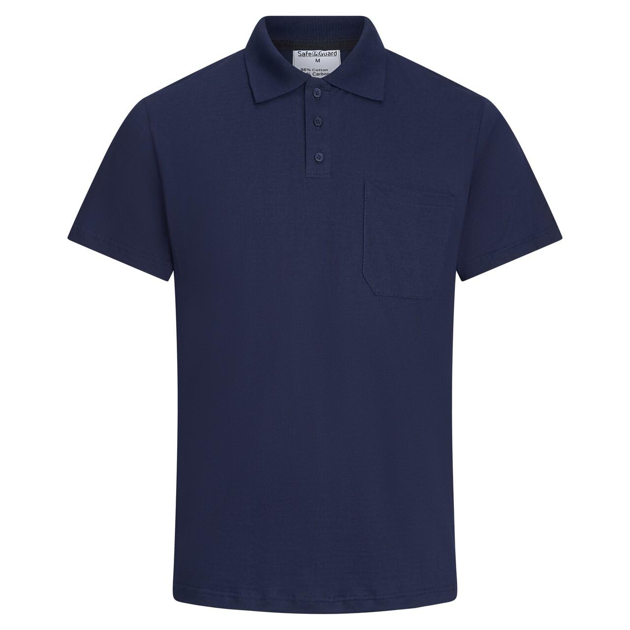 Safeguard 23.11.P-PO-SJ-07-XXXXL ESD - Polo (150 g/m2, talla 4XL), color azul marino