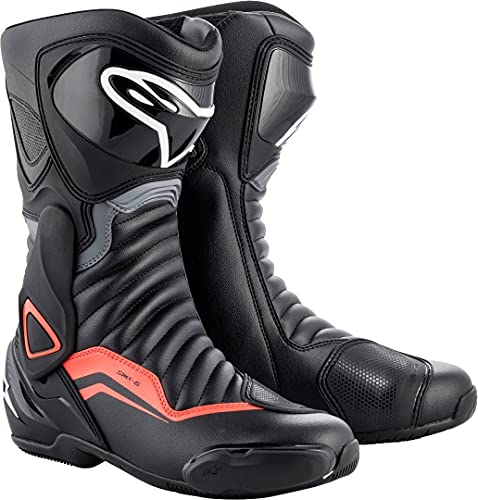 Bottes Alpinestars SMX-6 V2 noir gris rouge fluo en taille 42