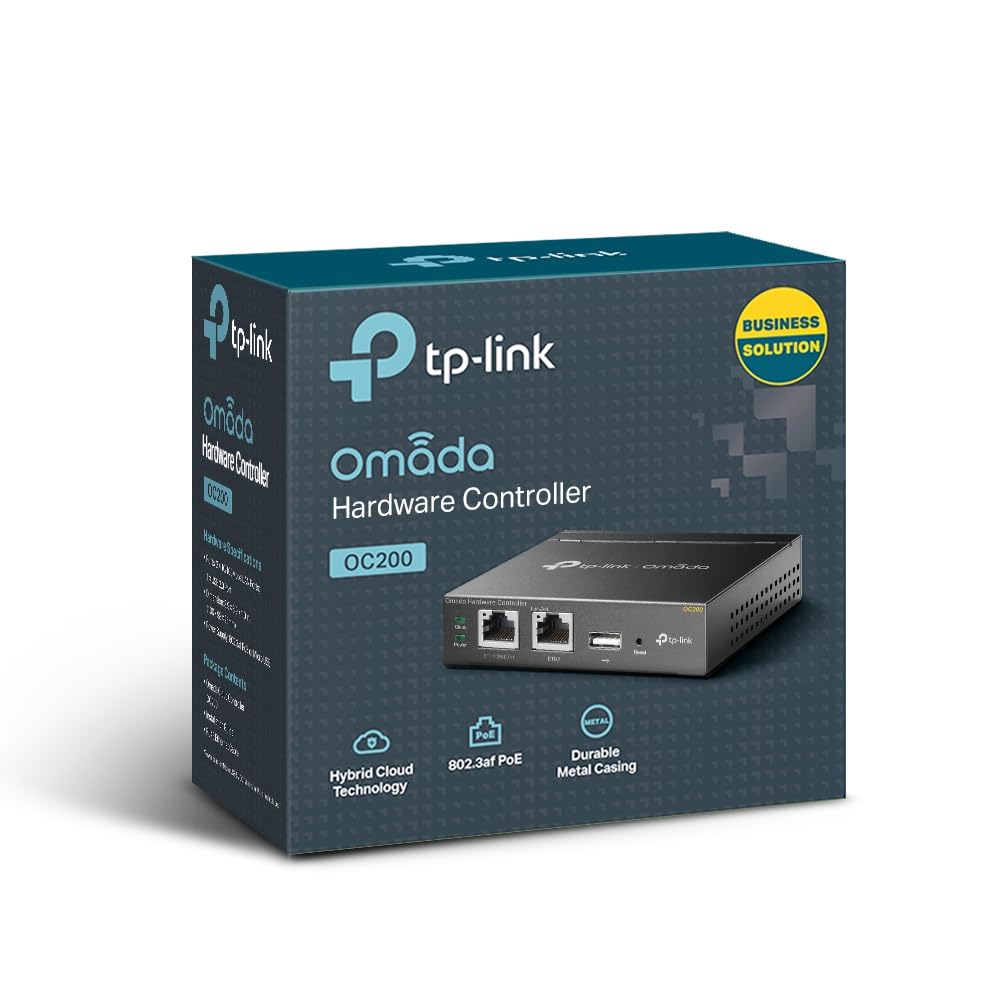 TP-Link Omada OC200 Contrôleur, gérer jusqu'à 100 Omada Points d'accès, 20 Omada switches et 10 Omada routeurs