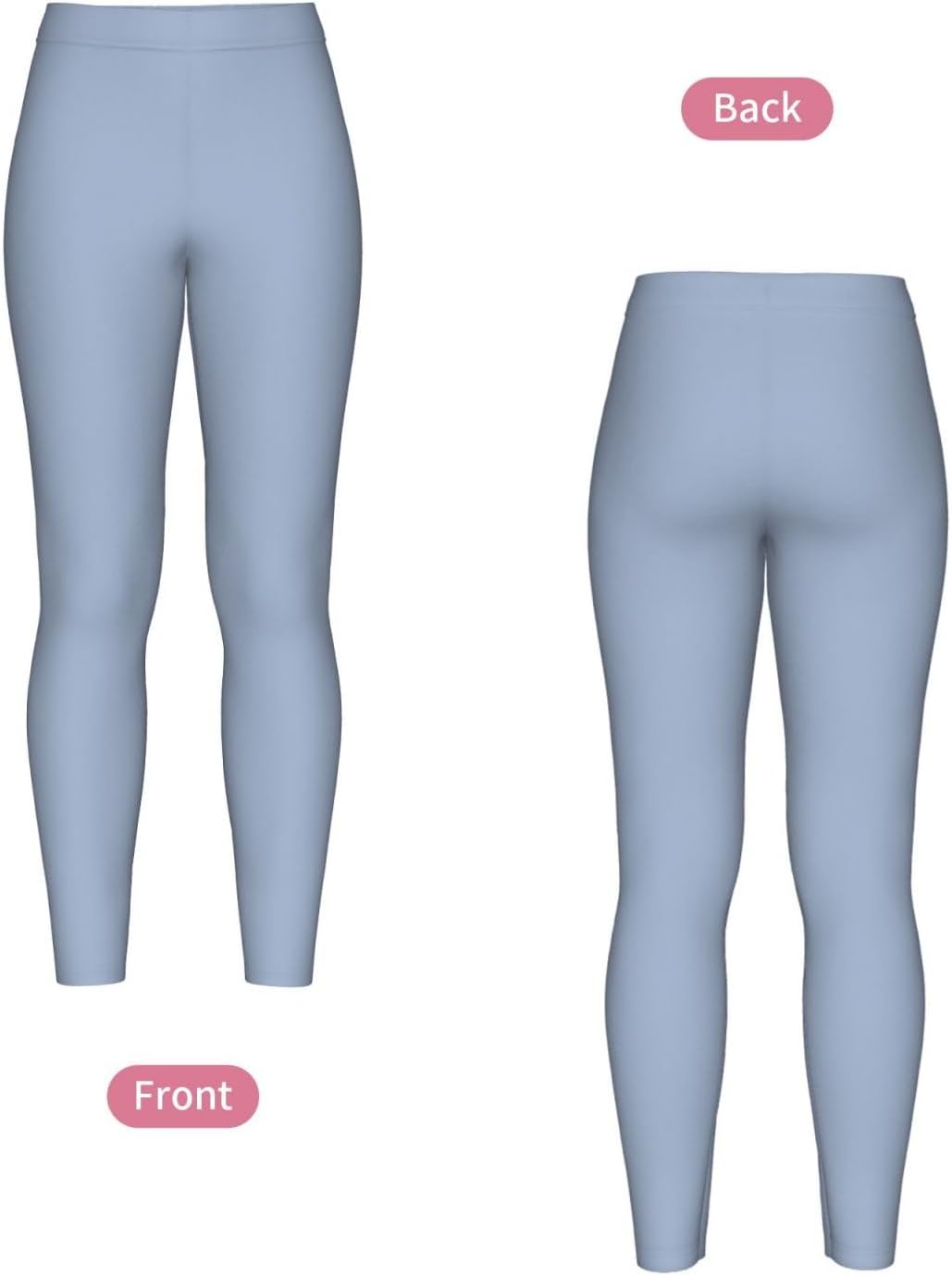 Phantom Blue Stretch Leggings,Opaque Printed Elasticity Pants for Workout