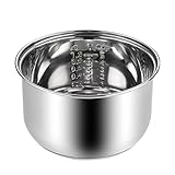 304 Stainless Steel Rice Cooker Inner Bowl for Zojirushi NS-TSC10 (5.5cups) Multi-Cooker Replacement Inner Po