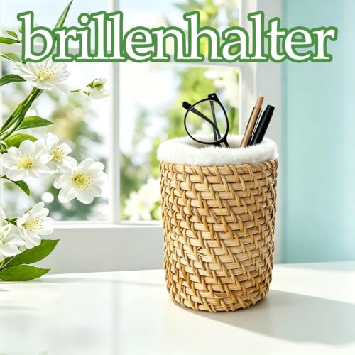 RQcMid Support à lunettes, support à lunettes pour plusieurs lunettes, support à lunettes de soleil, porte-lunettes en bois, organisateur pour table de chevet et bureau, 10 x 8 x 8 cm – vue 5