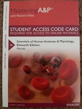 Paperback Masteringa&p with Pearson Etext -- Standalone Access Card -- For Essentials of Human Anatomy & Physiology Book