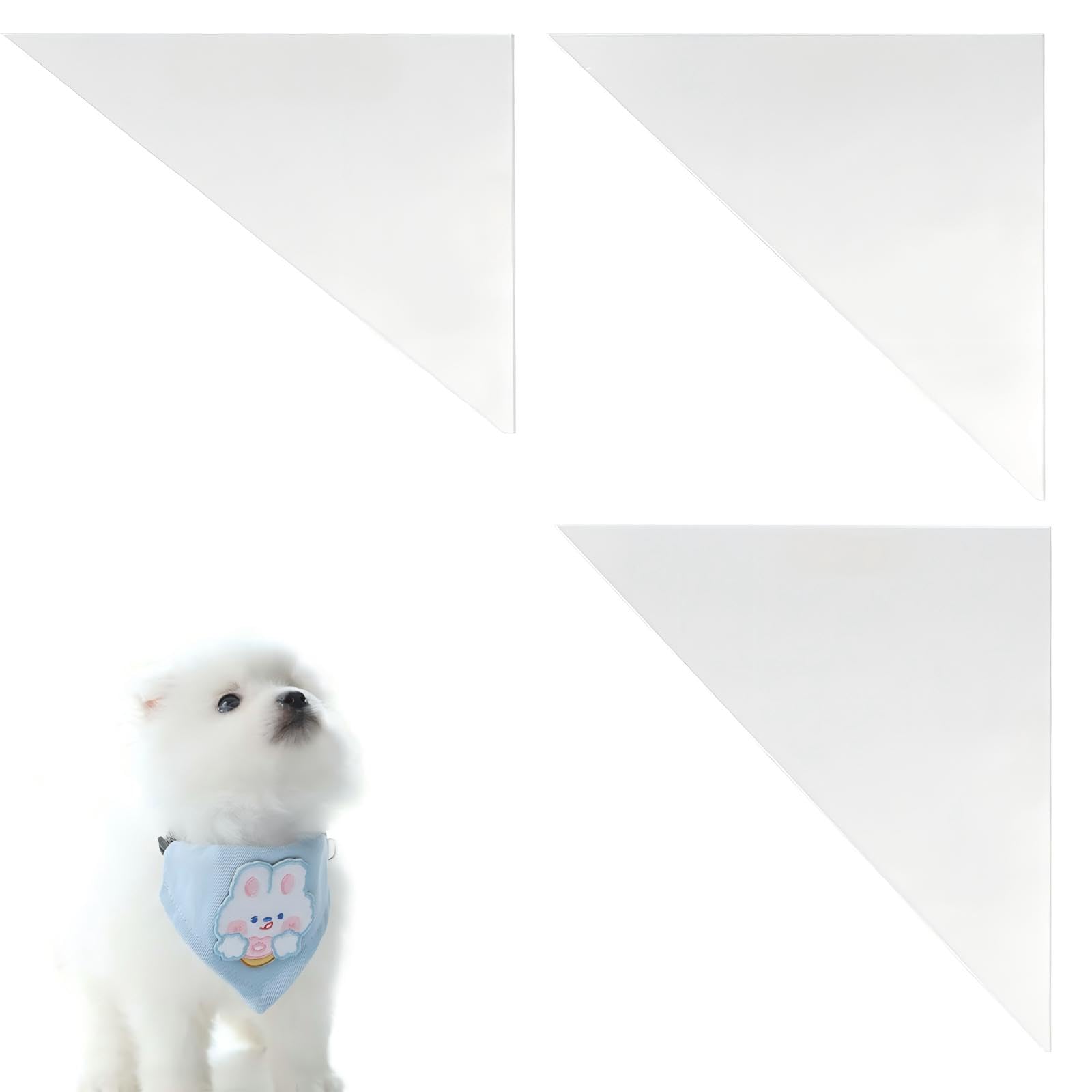 Modèles de couture pour bandanas chien acrylique CHGCRAFT 3 tailles