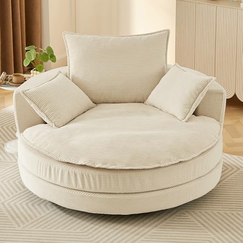 Sillón Plegable Beige miniatura 4
