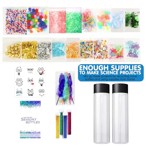 image for VMNlooking Sensory Bottles Kits Supplies Sensory Toys for Toddlers1-3,